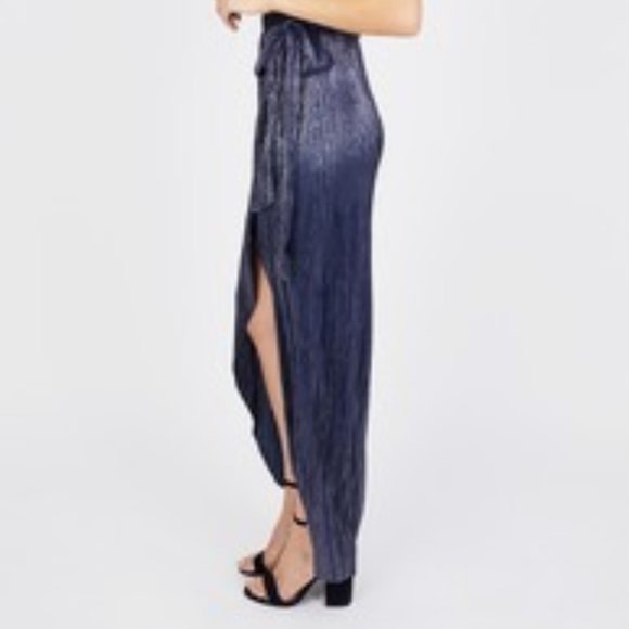 BCBG Metallic Strapless Dress - Picture 3 of 4